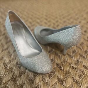 Call It Spring Glittering Silver Heels